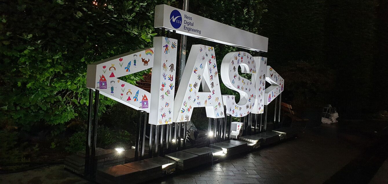 litere volumetrice din aluminiu litere gigant Iasi